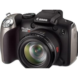 Puolijärjestelmäkamera PowerShot SX20 IS - Musta + Canon Zoom Lens 20x IS 28-560mm f/2.8-5.7 f/2.8-5.7