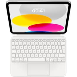 iPad Magic Keyboard Folio 10.9" (2022) - Valkoinen - QWERTY - Englanti (UK)