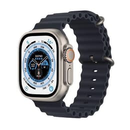 Apple Watch (Ultra) 2022 GPS + Cellular 49 mm - Titaani Musta - Ocean-ranneke Musta