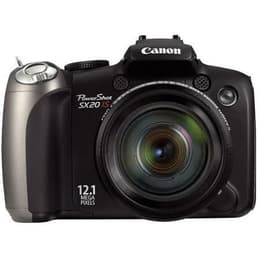 Puolijärjestelmäkamera PowerShot SX20 IS - Musta + Canon Canon Zoom Lens 20x IS 28–560mm f/2.8–5.7 f/2.8–5.7