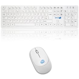 Simpletek Näppäimistö QWERTY Englanti Langaton M&K INGLESE UK Kit Mouse and Keyboard