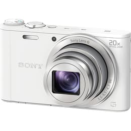 Kompaktikamera DSC-WX350 - Valkoinen/Hopea + Sony Lens G 25–500mm f/3.5–6.5 f/3.5-6.5