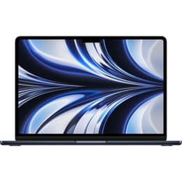 MacBook Air 13.6" (2022) - Applen M2 ‑siru jossa on 8-ytiminen prosessori ja 8-ytiminen näytönohjain - 8GB RAM - SSD 256GB - AZERTY - Ranska