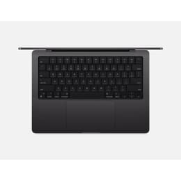 MacBook Pro 14" (2024) - Applen M4 ‑siru jossa on 10-ytiminen prosessori ja 10-ytiminen näytönohjain - 16GB RAM - SSD 1000GB - Tavallinen näyttö - QWERTY - Suomi