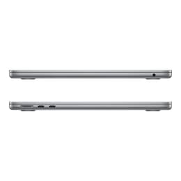 MacBook Air 13" (2022) - Applen M2 ‑siru jossa on 8-ytiminen prosessori ja 10-ytiminen näytönohjain - 24GB RAM - SSD 1000GB - Tavallinen näyttö - AZERTY - Ranska