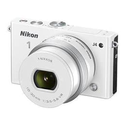 Hybridikamera 1 J4 - Valkoinen + Nikon 1 Nikkor 10-30mm f/3.5-5.6 VR f/3.5-5.6VR