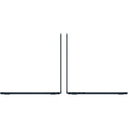 MacBook Air 13" (2024) - Applen M3 ‑siru jossa on 8-ytiminen prosessori ja 8-ytiminen näytönohjain - 8GB RAM - SSD 256GB - AZERTY - Ranska