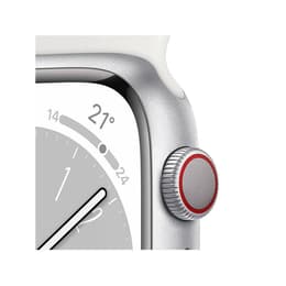 Apple Watch Series 8 (2022) GPS + Cellular 41 mm - Ruostumaton teräs Hopea