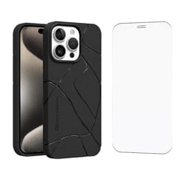 Back Market Kuori iPhone 15 Pro ja suojaava näyttö - Kierrätysmuovi -