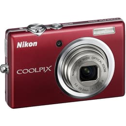 Kompaktikamera Coolpix S570 - Punainen + Nikon Nikkor Wide Optical Zoom f/2.7-6.6