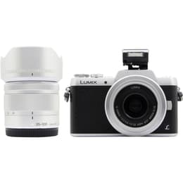 Hybridikamera Lumix DMC-GF7 - Hopea/Musta + Panasonic Lumix G Vario 12-32 mm f/3.5-5.6 + 35-100 mm f/4-5.6 f/3.5-5.6 + f/4-5.6