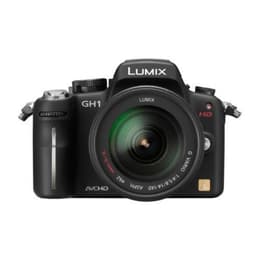Yksisilmäinen peiliheijastuskamera Lumix DMC-GH1 - Musta + Panasonic Lumix G VARIO 14-140 mm f/4-5.8 f/4-5.8