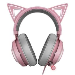 Razer Kraken Kitty Edition Kuulokkeet kiinteä mikrofonilla - Vaaleanpunainen (pinkki)/Harmaa