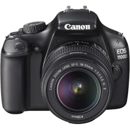 Yksisilmäinen peiliheijastus - Canon EOS 1100D Musta + Objektiivin Canon EF-S 18-55mm f/3.5-5.6 IS II