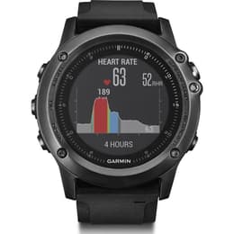 Kellot Garmin Cardio GPS Fēnix 3 Sapphire - Harmaa/Musta