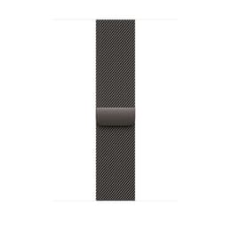 Apple Watch (2025) GPS + Cellular 46 mm - Titaani Liuskekivi - Milanese loop Musta