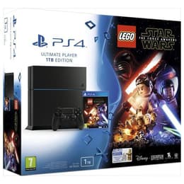 PlayStation 4 1000GB - Musta + Lego Star Wars