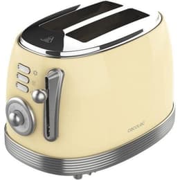 Leivänpaahdin Cecotec Toast&Taste 800 Vintage Light Yellow paikkaa - Kulta