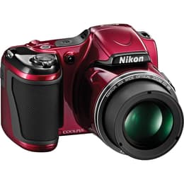 Puolijärjestelmäkamera Coolpix L820 - Punainen + Nikon Nikkor 30X Wide Optical Zoom ED VR 22.5–675mm f/3-5.8 f/3-5.8