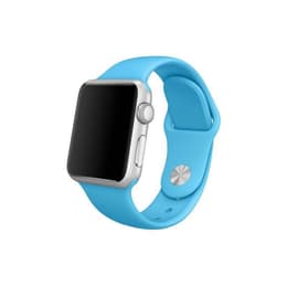 Apple Watch (Series 1) 2016 GPS 38 mm - Alumiini Hopea - Sport loop Sininen
