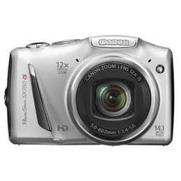 Kompaktikamera PowerShot SX150 IS - Harmaa + Canon Zoom Lens 12X IS 28–336mm f/3.4–5.6 f/3.4–5.6