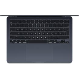 MacBook Air 13" (2024) - Applen M3 ‑siru jossa on 8-ytiminen prosessori ja 10-ytiminen näytönohjain - 8GB RAM - SSD 512GB - Tavallinen näyttö - QWERTZ - Saksa