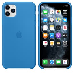 Apple Silikonikuori iPhone 11 Pro Max - Silikoni Sininen