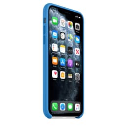 Apple Silikonikuori iPhone 11 Pro Max - Silikoni Sininen