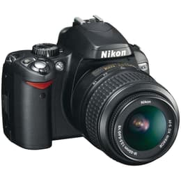 Yksisilmäinen peiliheijastuskamera D60 - Musta + Nikon AF-S DX Nikkor 18-55 mm f/3.5-5.6G VR f/3.5-5.6G