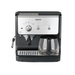Espresso- kahvinkeitinyhdistelmäl Paperikapseli-yhteensopiva (esm. E.S.E) Krups XP2000 1,2000L - Musta/Harmaa