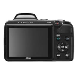 Kompaktikamera Coolpix L810 - Musta + Nikon Nikkor 26X Wide Optical Zoom ED VR 22.5-585mm f/3.1-5.9 f/3.1-5.9