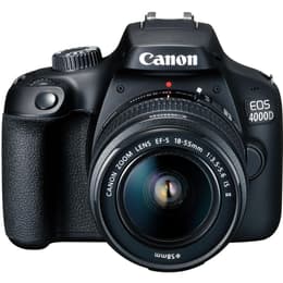 Yksisilmäinen peiliheijastuskamera EOS 4000D - Musta + Canon Zoom Lens EF-S 18-55mm f/3.5-5.6III f/3.5-5.6