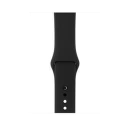 Apple Watch (Series 3) GPS 42 mm - Alumiini Musta - Sport loop Musta