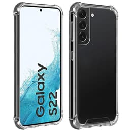 Kuori Galaxy S22+ 5G - Silikoni - Läpinäkyvä