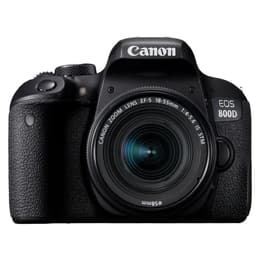 Yksisilmäinen peiliheijastuskamera EOS 80D - Musta + Canon AF 18-55mm f/4-5.6 IS STM f/4-5.6