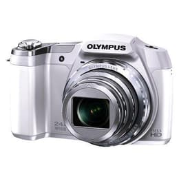 Kompaktikamera SZ-16 iHS - Valkoinen/Hopea + Olympus 24x Wide Optical Zoom ED 25-600mm f/3-6.9 f/3-6.9