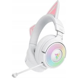 Razer Kraken Kitty V3 Pro Kuulokkeet gaming wireless mikrofonilla - Valkoinen