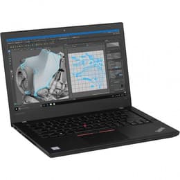 Lenovo ThinkPad T470 14" Core i5 2.4 GHz - SSD 128 GB - 8GB AZERTY - Ranska