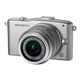 Hybridikamera - Olympus PEN E-PM1 Harmaa + Objektiivin Olympus M.Zuiko Digital 14-42 mm f/3.5-5.6 II R
