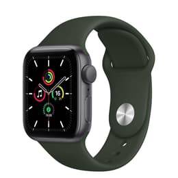 Apple Watch Series 5 (2019) GPS 44 mm - Alumiini Tähtiharmaa- Sport band Vihreä