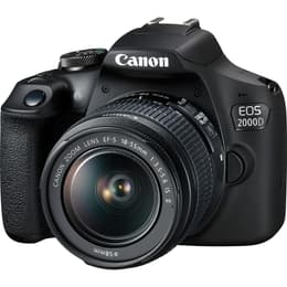 Yksisilmäinen peiliheijastuskamera EOS 2000D - Musta + Canon Zoom EF-S 18-55mm f/3.5-5.6 IS II f/3.5-5.6