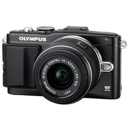 Hybridikamera PEN Lite E-PL5 - Musta + Olympus Olympus M.Zuiko Digital ED 14-42 mm f/3.5-5.6 EZ f/3.5-5.6 EZ