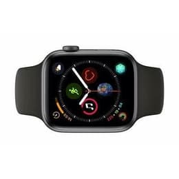 Apple Watch (Series 4) 2018 GPS 44 mm - Alumiini Tähtiharmaa - Sport loop Musta