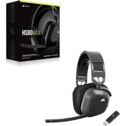 Corsair HS80 Max Kuulokkeet melunvaimennus gaming kiinteä + langaton mikrofonilla - Musta