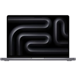 MacBook Pro Tarranjälkiä 14" (2023) - Applen M3 ‑siru jossa on 8-ytiminen prosessori ja 10-ytiminen näytönohjain - 16GB RAM - SSD 512GB - Tavallinen näyttö - QWERTY - Englanti