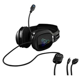 G-Lab Korp Vanadium Kuulokkeet gaming johdollinen mikrofonilla - Musta