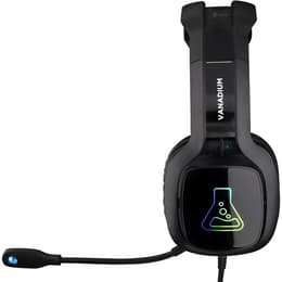 G-Lab Korp Vanadium Kuulokkeet gaming johdollinen mikrofonilla - Musta