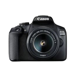 DSLR - Canon EOS 2000D - Musta + Canon EF-S 18-55mm f/3.5-5.6 IS II