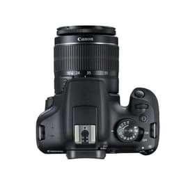 DSLR - Canon EOS 2000D - Musta + Canon EF-S 18-55mm f/3.5-5.6 IS II