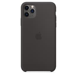 Apple Kuori iPhone 11 Pro Max - Silikoni Musta